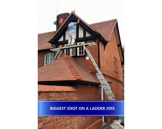 Idiots on ladders campaign highlights safety issues