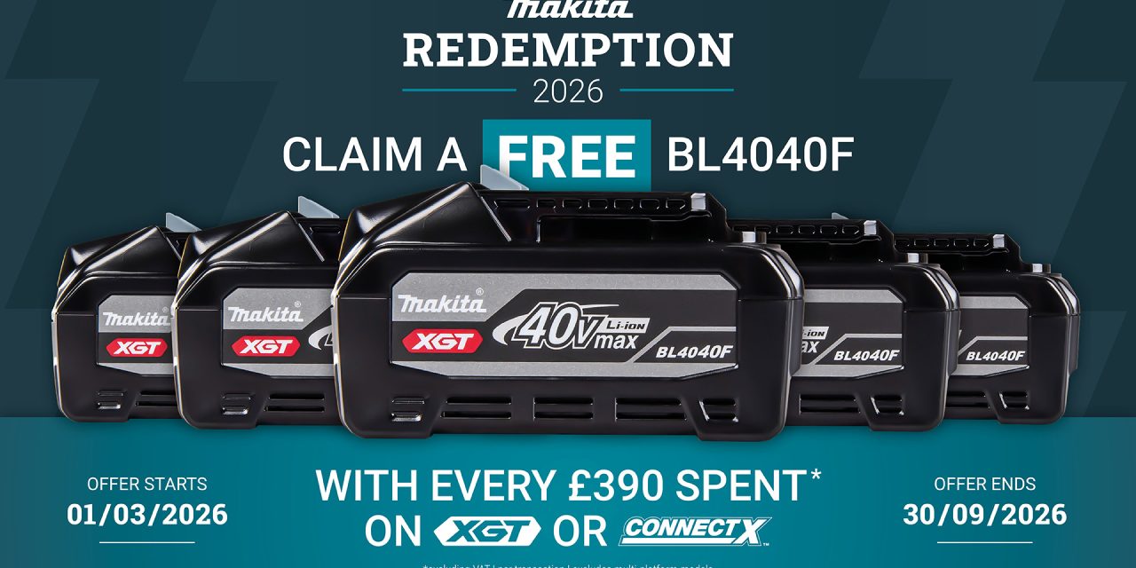 Free heavy-duty battery offer from Makita
