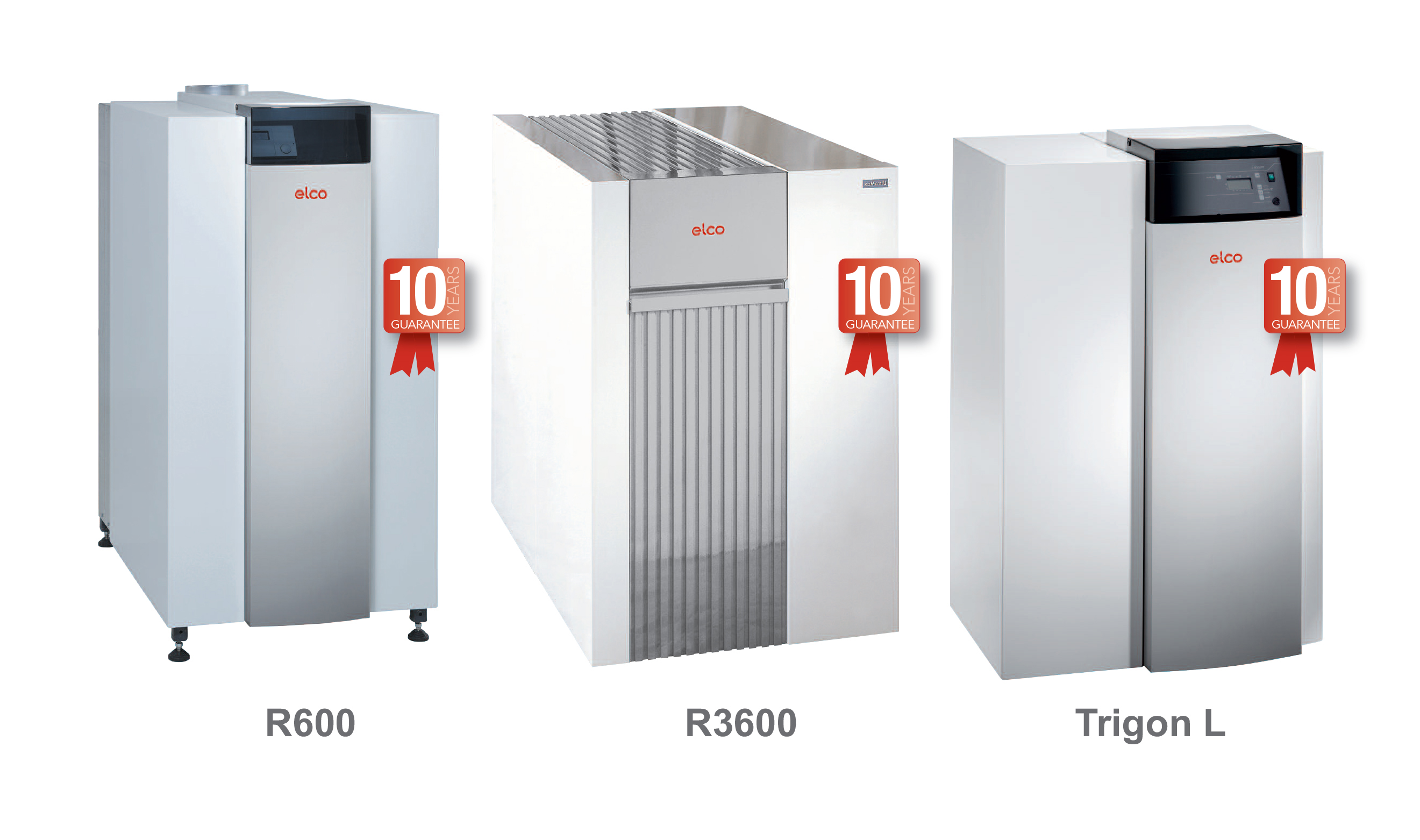 Ten year guarantee on floor-standing boilers
