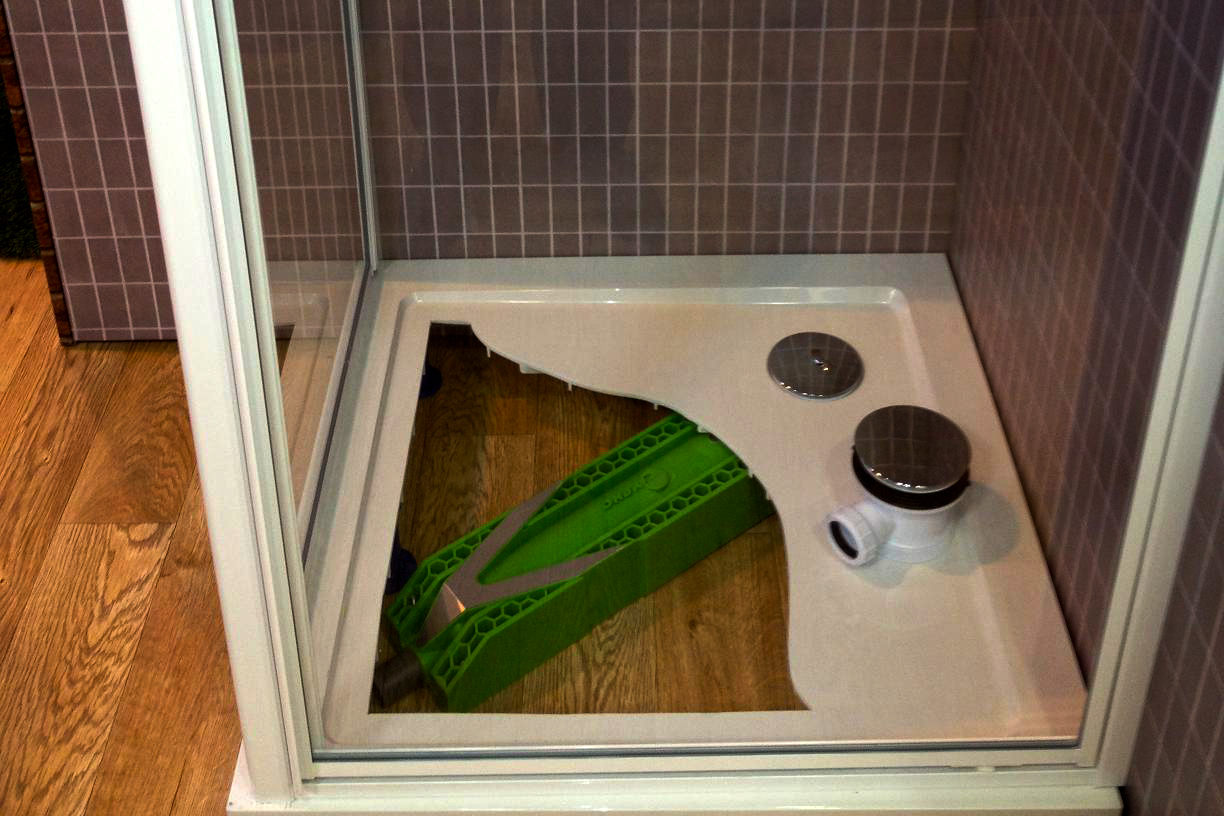 Recovering heat from shower use