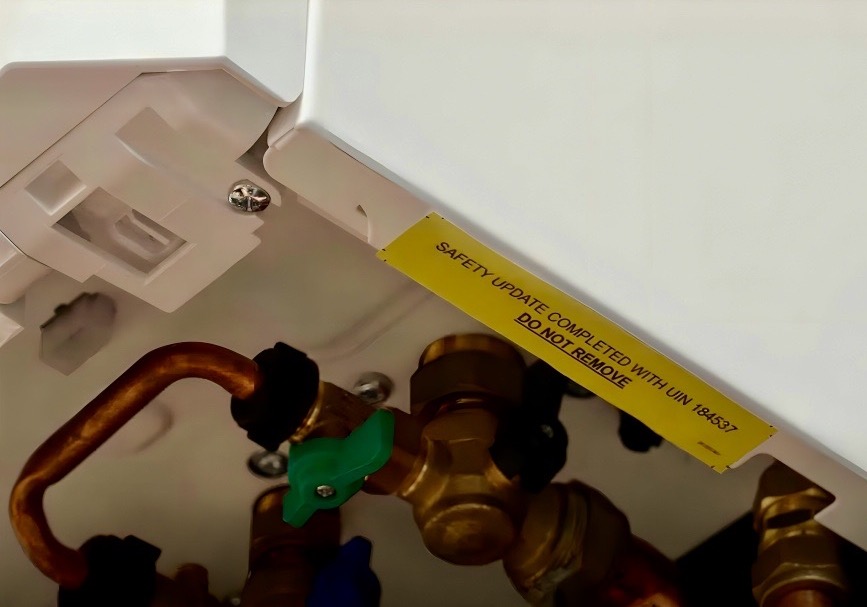 Product recall notice for Ideal Heating boilers