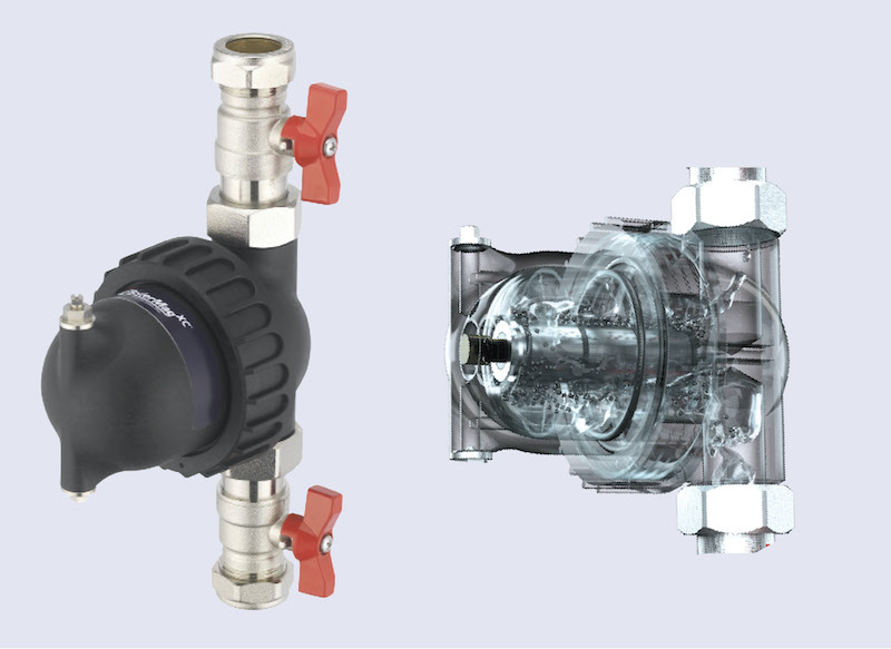 Magnetic filter ensures clean systems