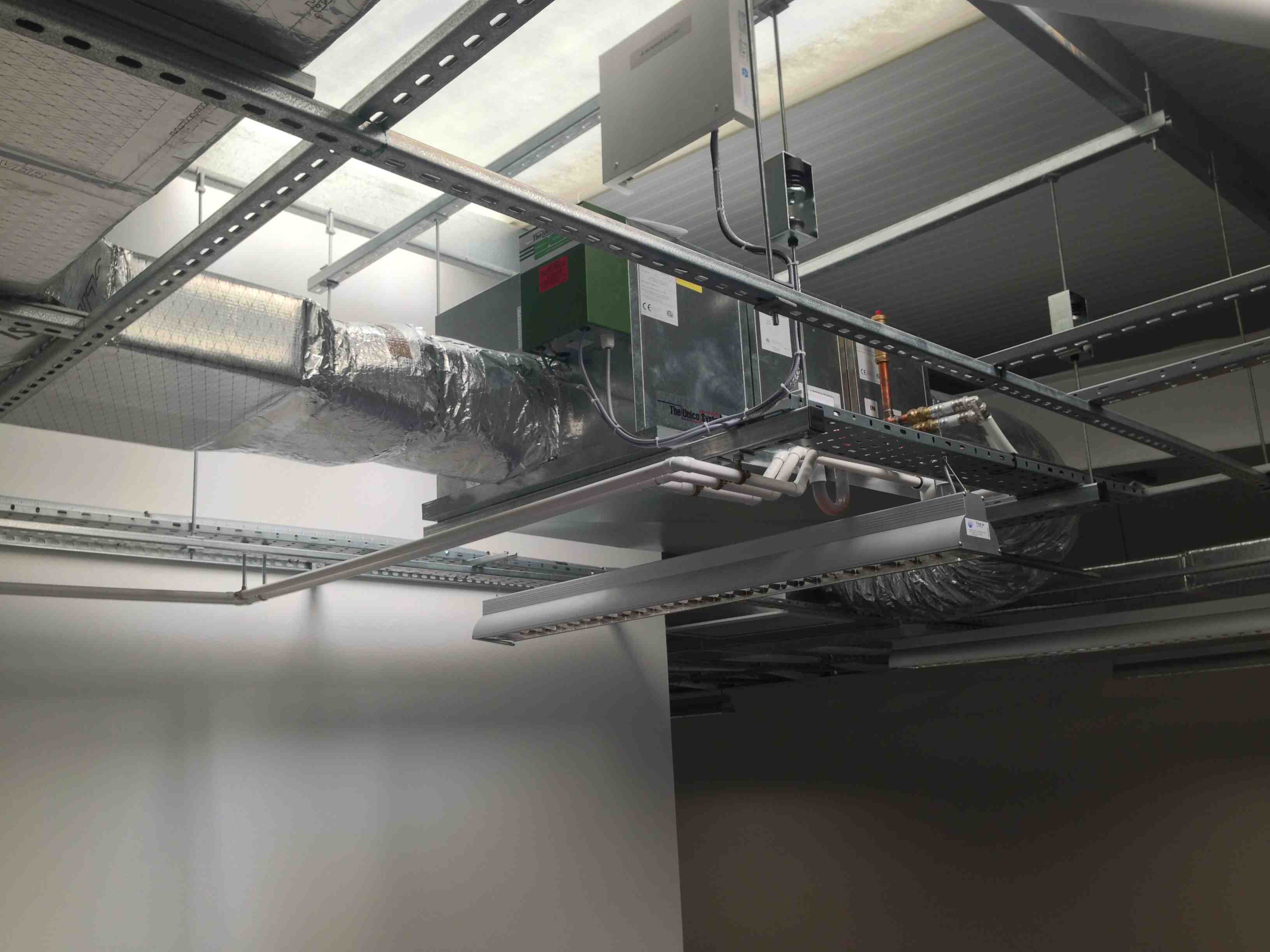 Small duct heating and cooling systems