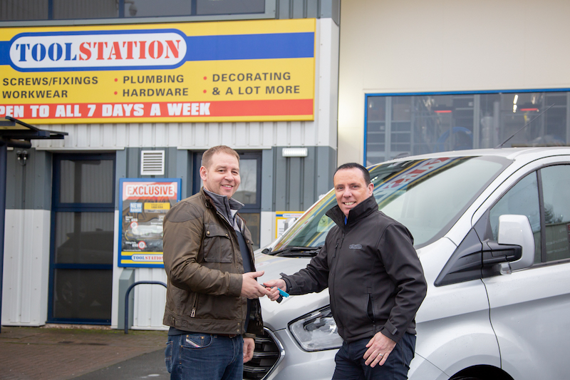 Prize packed van goes to Wolverhampton installer