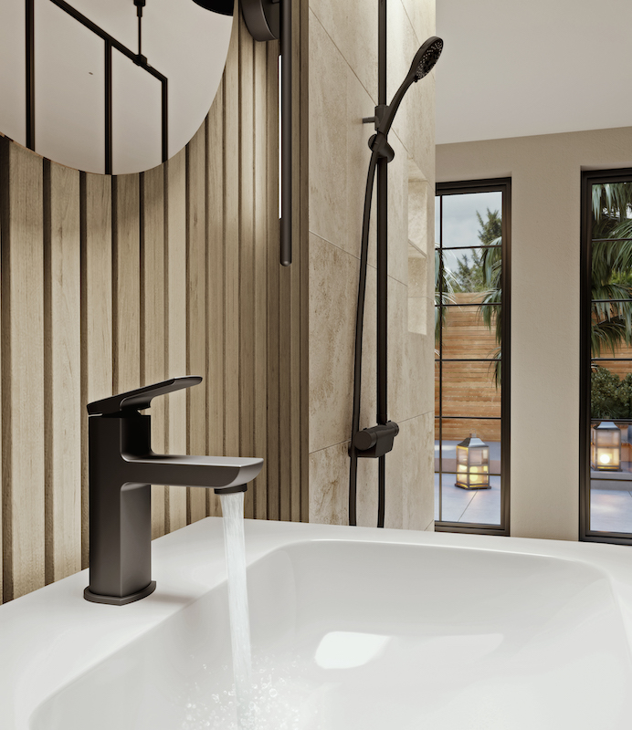 Downtown taps range in matt black