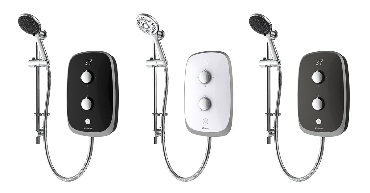 New electric showers are A-rated for efficiency