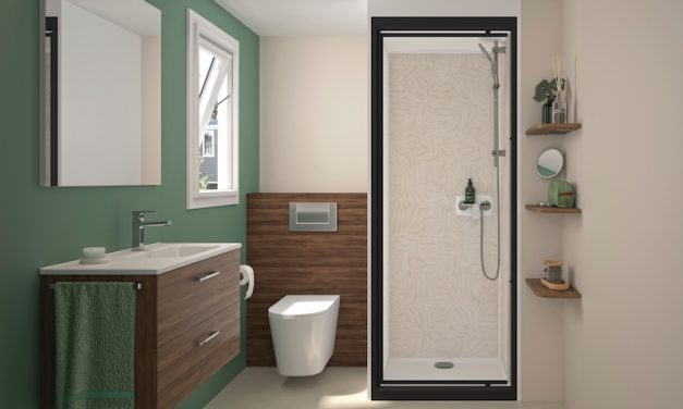 New Artemis shower cubicle from Kinedo for compact spaces