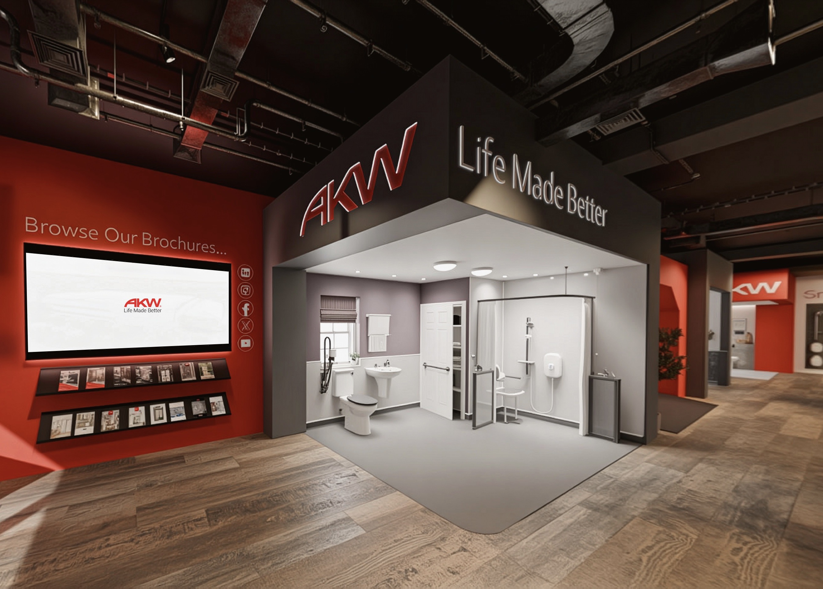 Virtual showroom to display accessible solutions