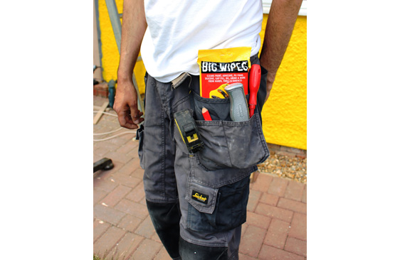 Hand wipes fit right in your pocket