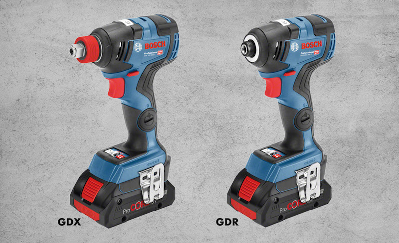 New cordless impact drivers from Bosch for professionals