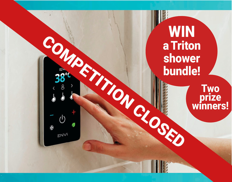 Win an ENVi electric shower kit from Triton!