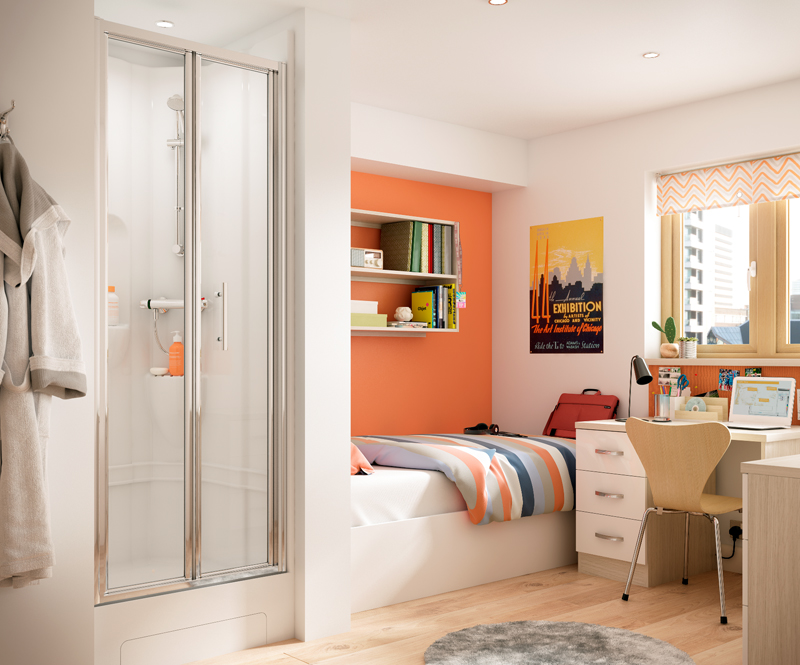 Video highlights shower pods from Coram