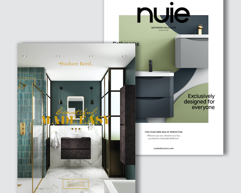 Roxor Group launches latest Hudson Reed and nuie bathroom brochures