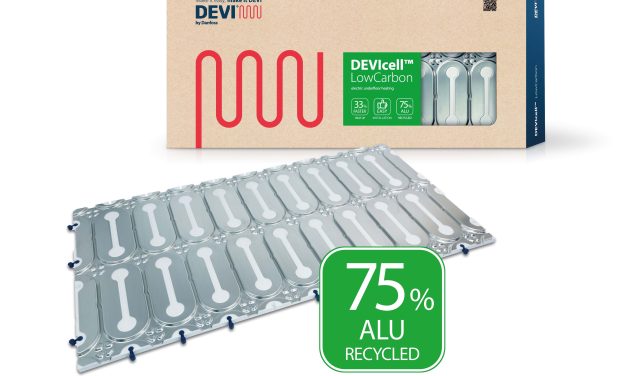 More sustainable underfloor heating solution