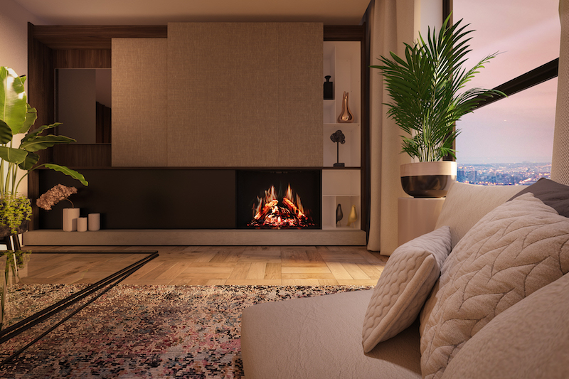 DRU introduces dynamic new flame effects for its Virtuo electric fires