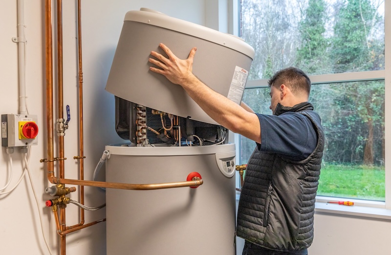 Domestic hot water  heat pumps explained