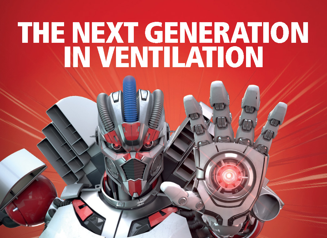 Robot spreads the ventilation message