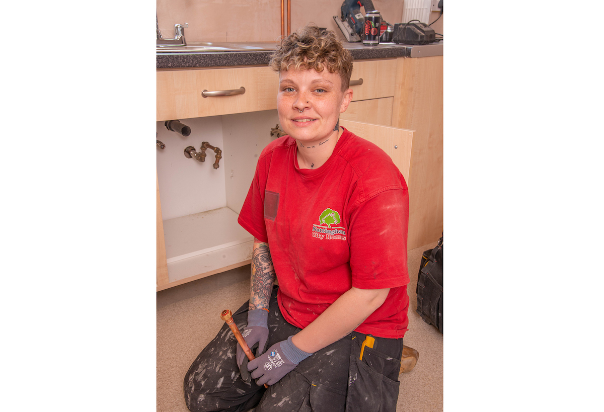 Community award for Nottingham plumbing apprentice