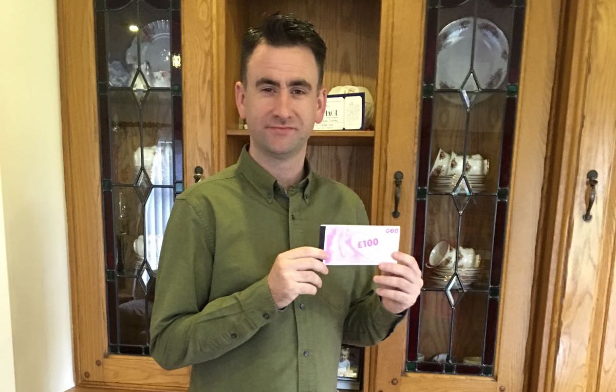 Another voucher winner!