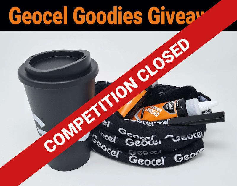 Geocel merch up for grabs – 5 bundles to be won!