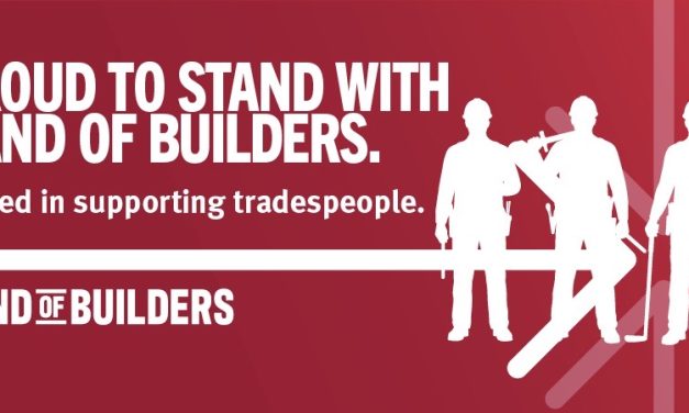 Backing for building charity’s vital work