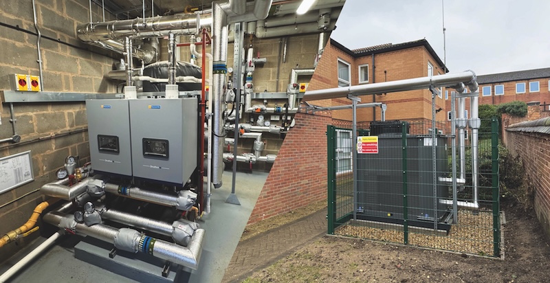 Hybrid heating system a hit at health centre