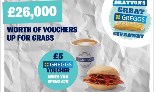 Eyes on the pies with Drayton’s Greggs giveaway