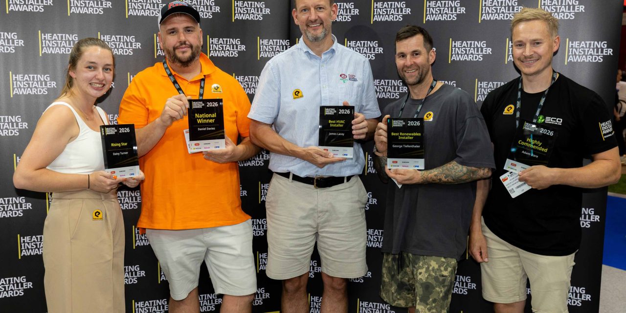Award winning installers and plumbers revealed