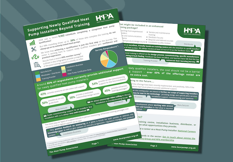 Survey shows sector support for heat pump installers