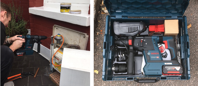 Installer review of the Bosch hammer drill