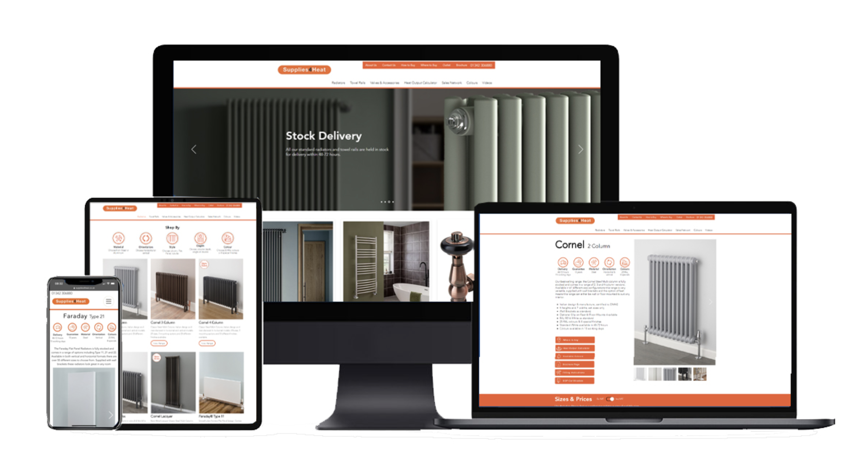 NEW WEBSITE FROM SUPPLIES4HEAT MAKES FINDING A RADIATOR FAST, EASY