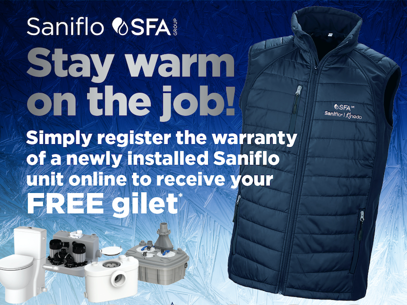 Register a warranty, claim a free gilet!