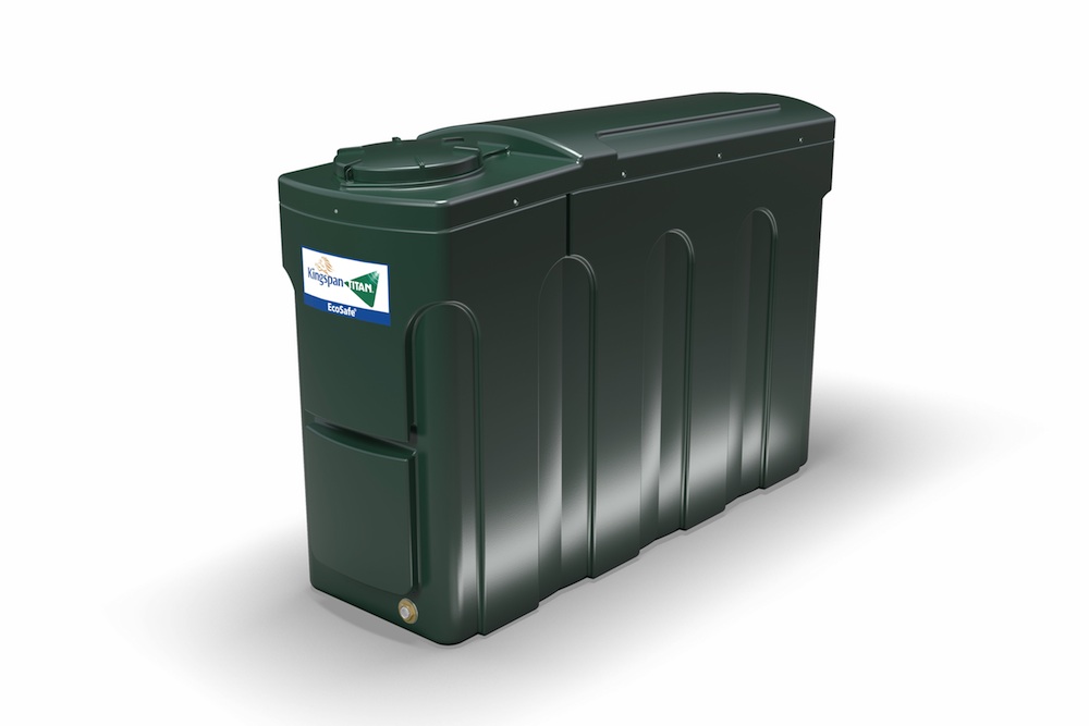 Slimline oil tank has big capacity and small footprint