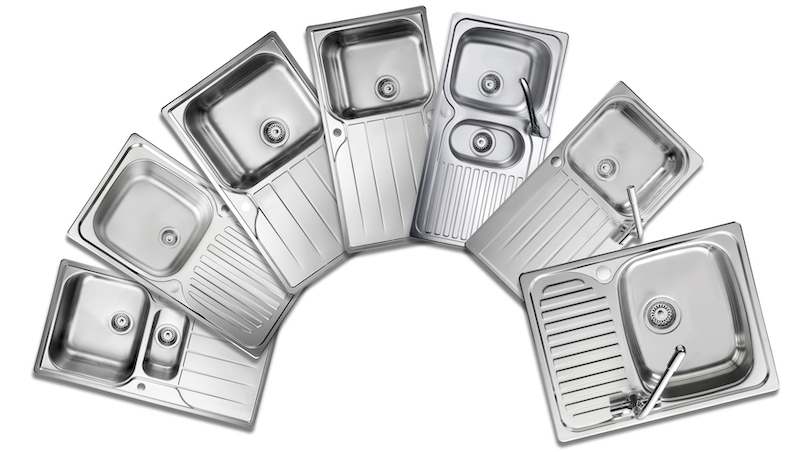 Take your pick of stainless steel sinks