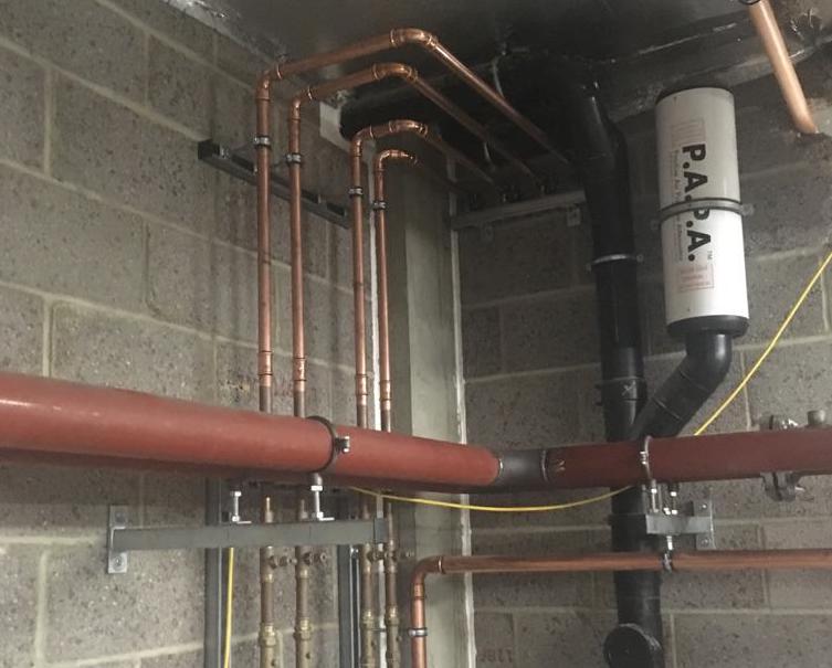 Active drainage ventilation at Wembley project