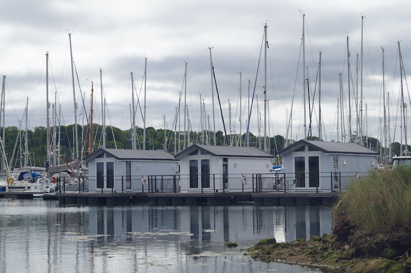 Drainage issue for floating holiday accommodation solved