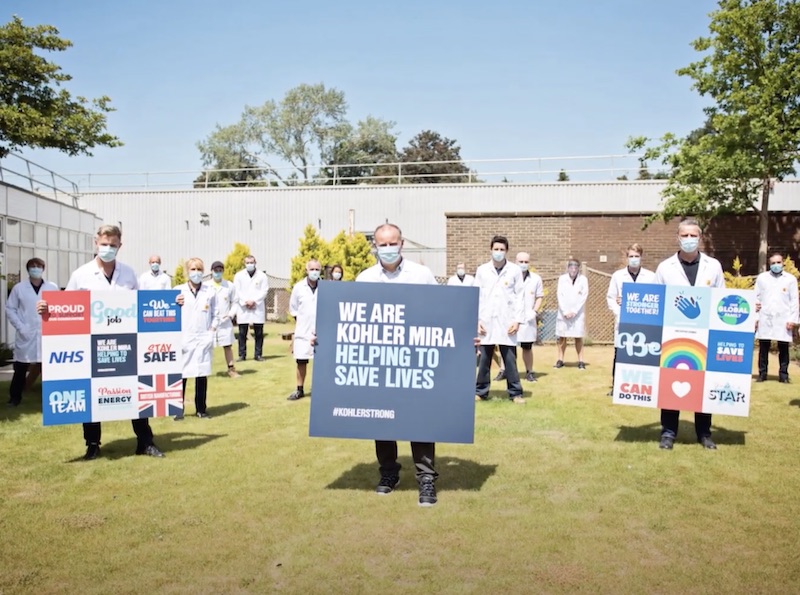 How a shower manufacturer answered the call for ventilators