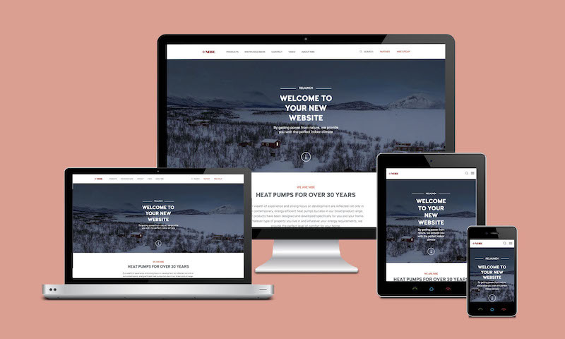 New website for NIBE