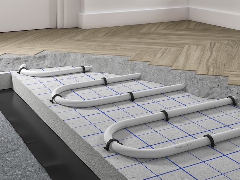 Pipework company goes underfloor