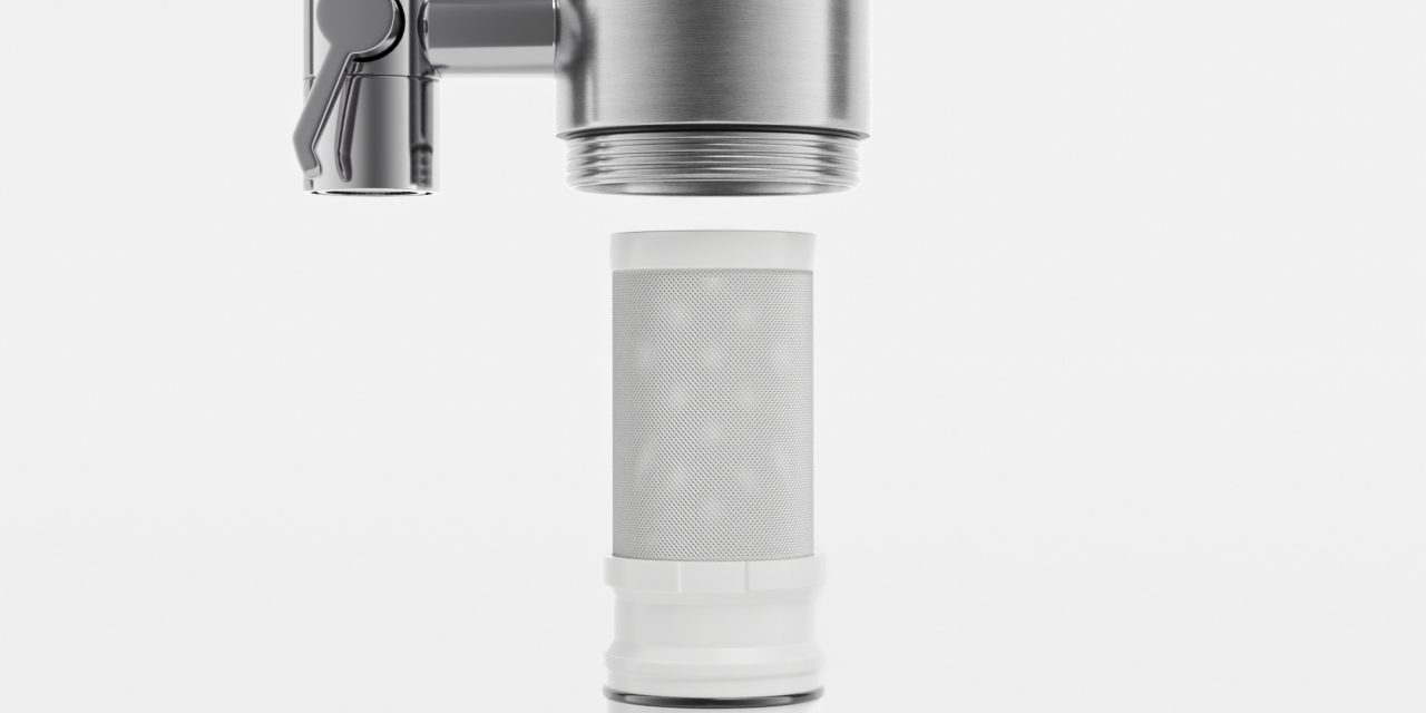 Water filter at the point of use