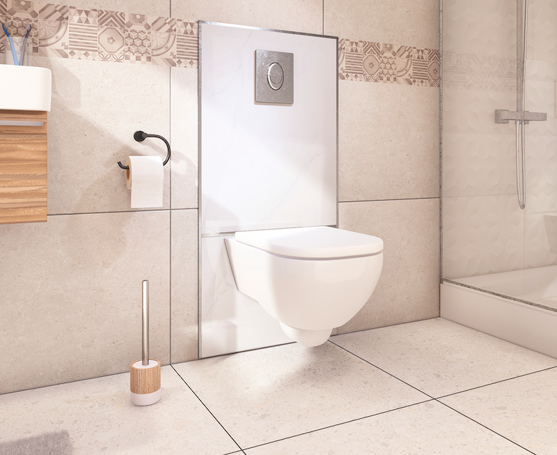 Panels designed for use with concealed wall-hung WCs