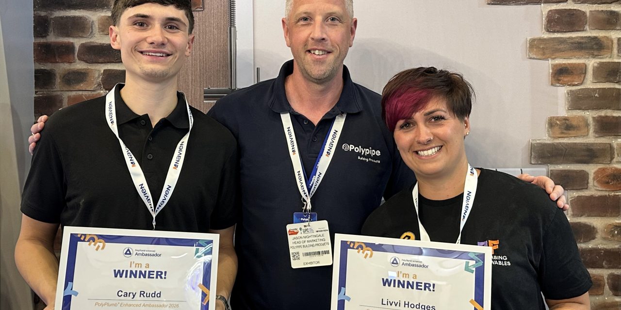 New ambassadors for PolyPlumb Enhanced