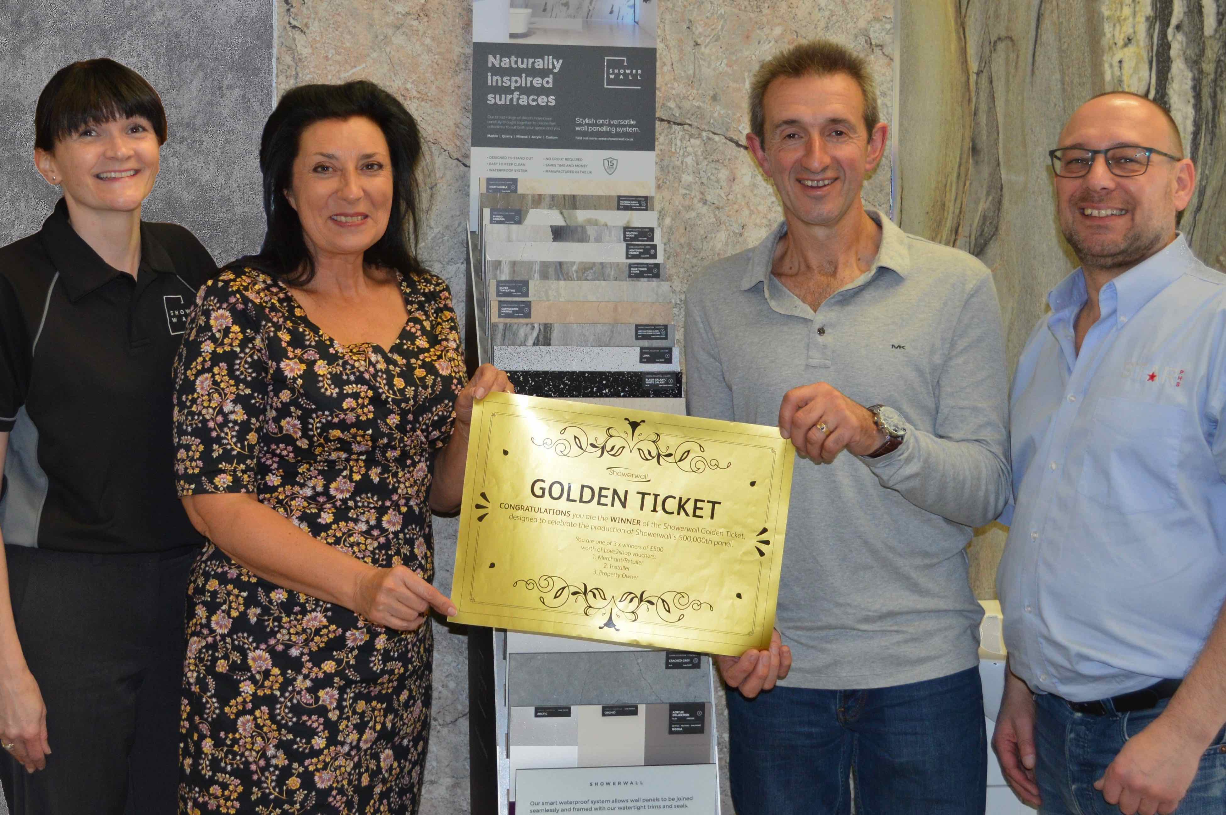 Bristol shower panel installer finds the golden ticket