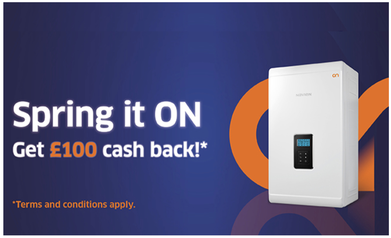 Spring cash back promotion from Navien