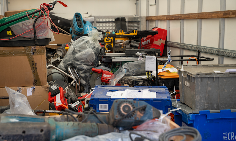 Met operation uncovers UK’s biggest ever stash of stolen tools
