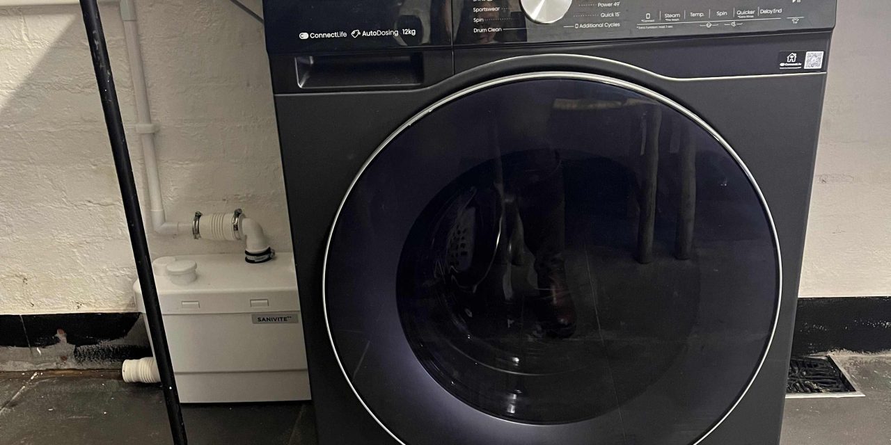 Laundry drainage problem solved