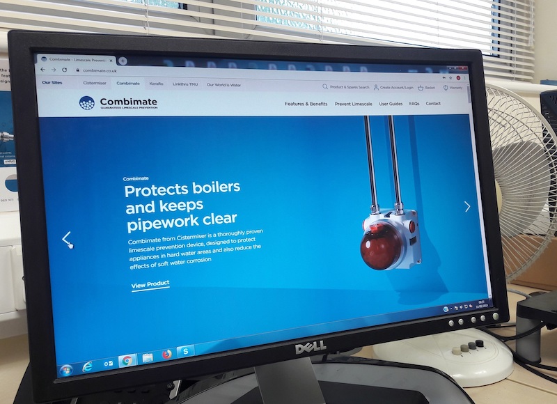 Effective limescale prevention is explained in detail on Cistermiser’s new-look Combimate website