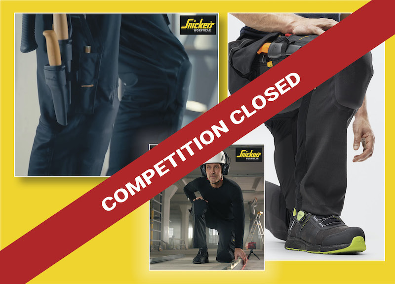 Win work trousers with built-in kneepads