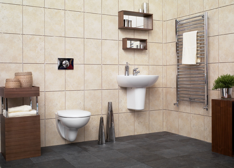 Step by step for concealed sanitary system