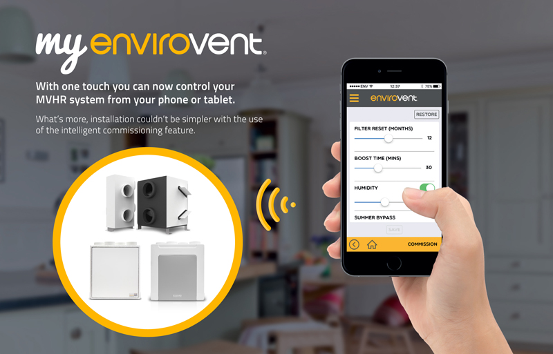 App capability extended across energisava MVHR